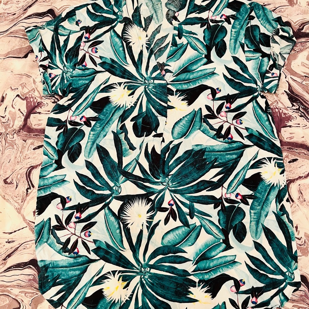 H&M x Anna Glover tropical print tunic - Picture 7 of 8